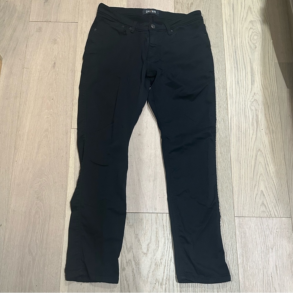 Men’s black DU/ER Pants